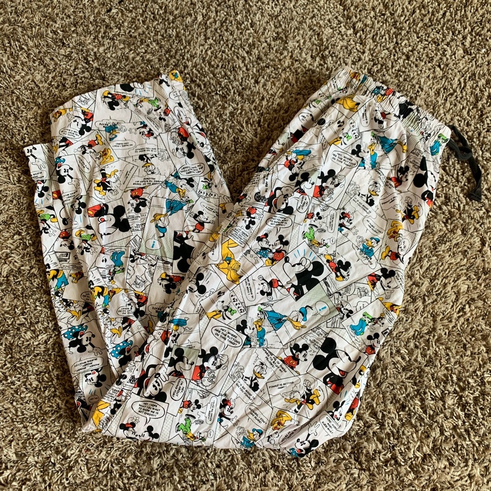 Mickey Mouse Comic Book Pajama Pants